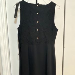 Nicole Miller New York black lace dress